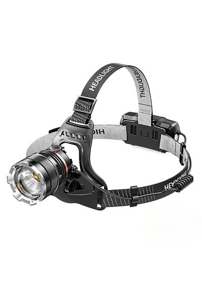 renkstore Renk Store Xhp50 Led Zoom Su Geçirmez Balıkçılık Arama Kamp-avcılık Kafa Feneri