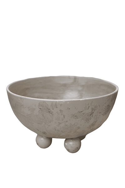 By Ari Ev Dekorasyon YUVARLAK SERAMİK VAZO VZ322-11