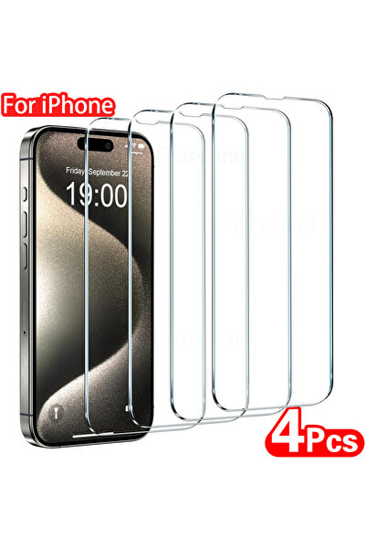 Choice1 4 قطع من الزجاج المقوى لحماية شاشة آيفون 13 برو ماكس، متوافقة مع آيفو...
