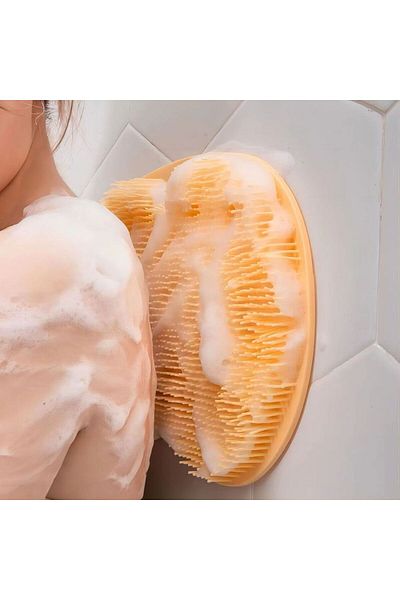 Choice Orange Rubbing Foot Pads, Silicone Foot Massaging Tools, Bathroom Foot Massage Pads, Bathing Foot Br