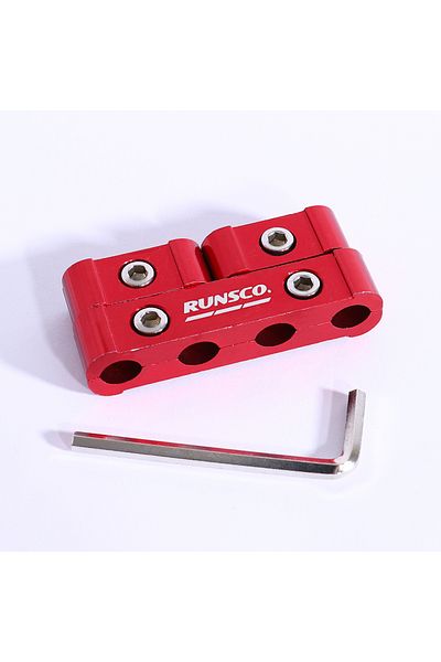 Choice Red Car Spark Plug Electrical Wire Clamp 8mm/9mm/10mm Separator Line Ignition Cable Clip Auto Decora