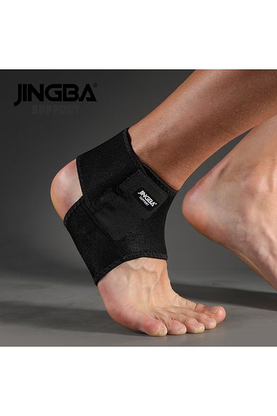 Choice One Size 45-85kg Black 1 Piece Comfortable Compression Adjustable Ankle Support Sleeve For Sports An
