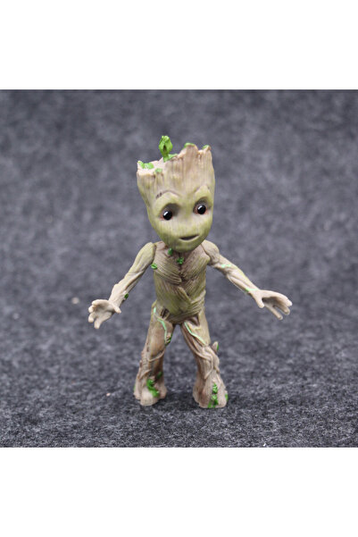 Choice with retail package Groot Tiny Cute Baby Tree Man Stand Ver Action Figure Toys 10cm