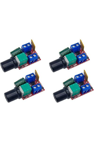 Choice 4pcs DC Mini Motor PWM Speed Controller Small LED Dimmer 5A 90W 3V 6V 12V 24V 35V Speed Control S...