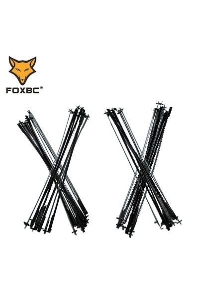 FOXBC 48pcs 48pcs Scroll Saw Blades Pin End 135mm 10/15/18/24 Tpi