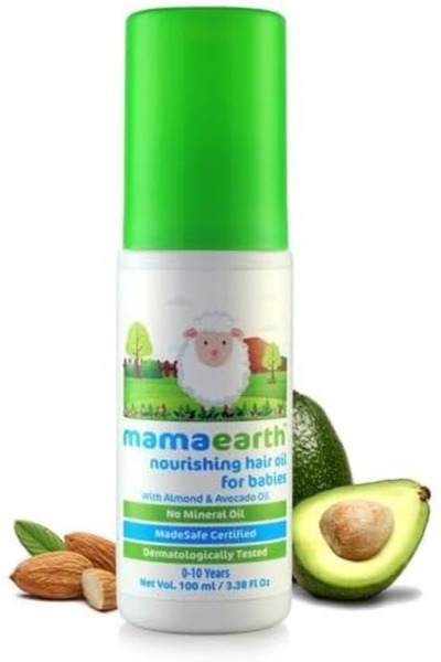 Mamaearth زيت مغذي للشعر للأطفال، 100 مل