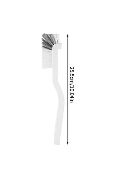Choice White Japanese Style Sink Brush Cleaning Cup Brush With Long Handle Elbow Design Tail Hole Wall Hang