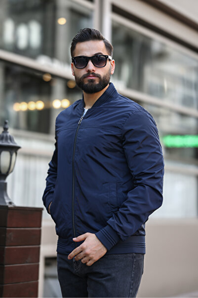 BASEL.CO ЧОЛОВІЧИЙ НОВИЙ СЕЗОН ТЕМНО-СИНІЙ СЕЗОННИЙ ПІДЖАК КОЛЕДЖУ