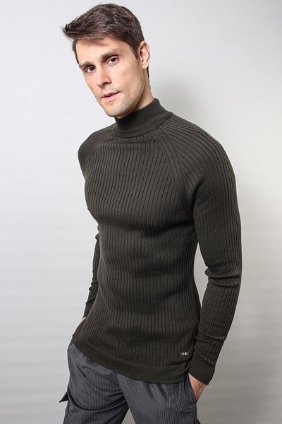 ALEXANDERGARDI Рибен пуловер с яка (E20-5108)