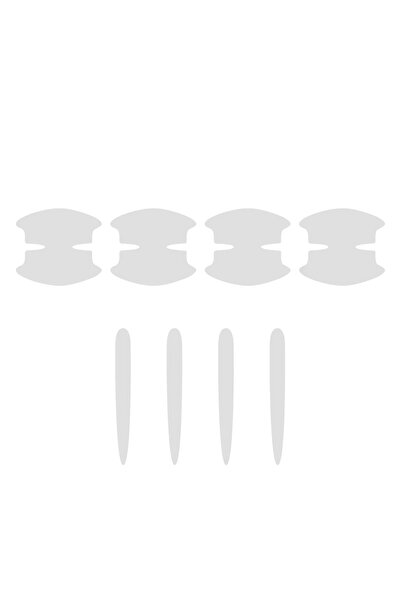 Choice 8PCs 8Pcs TPU Car Door Bowl Anti-scratch Sticker Clear Door Bowl Handl...