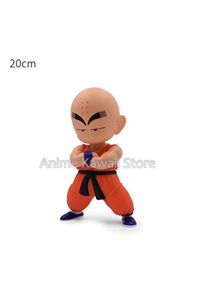 Choice Krillin 20cm Dragon Ball Z Child Goku Krillin Anime Figure Kawaii Cute Monkey King Action Figurine P