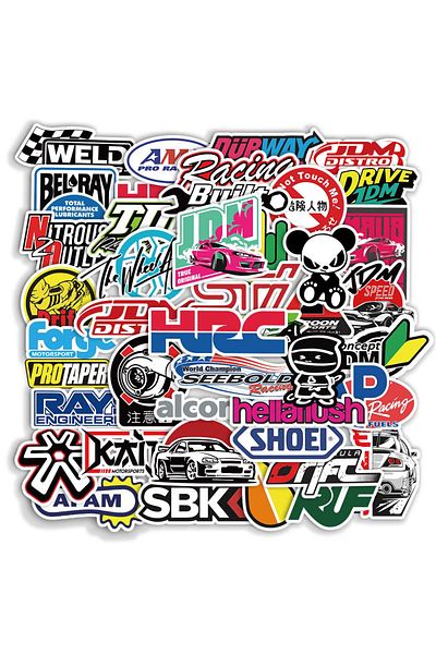Choice 10/20/50/100pcs Cool JDM Stickers Auto Car Modify Motorcycle Scooter Bike Skateboard Laptop Graff...