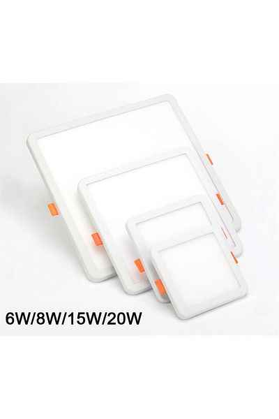 Choice 20w Round Cold White 6W 8W 15W 20W  LED SMD Downlights Driverless 110V-220V Panel Light 50mm to 210m
