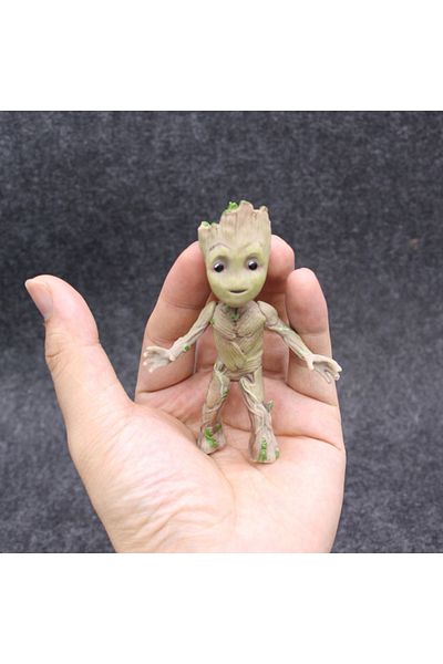 Choice With Retail Package Groot Tiny Cute Baby Tree Man Stand Ver Action Figure Toys 10cm
