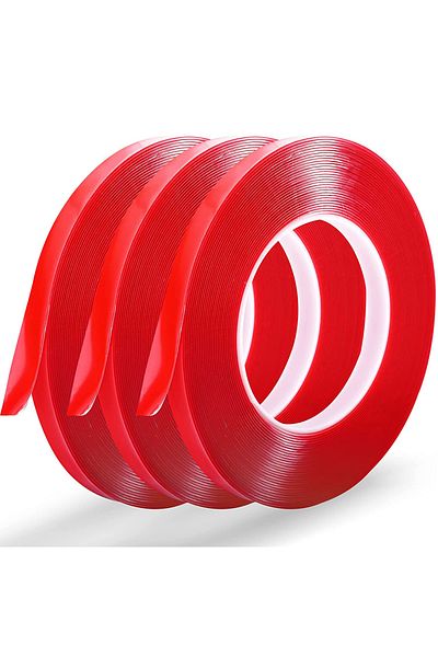 Choice 1mm 10M 10mm 10M Double Sided Adhesive Tape Transparent Acrylic Waterproof Strong Mounting Tape Stri