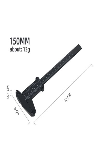 Choice Black Vernier Caliper, Plastic Caliper, Plastic Vernier Caliper, Student Caliper,experimental Measur