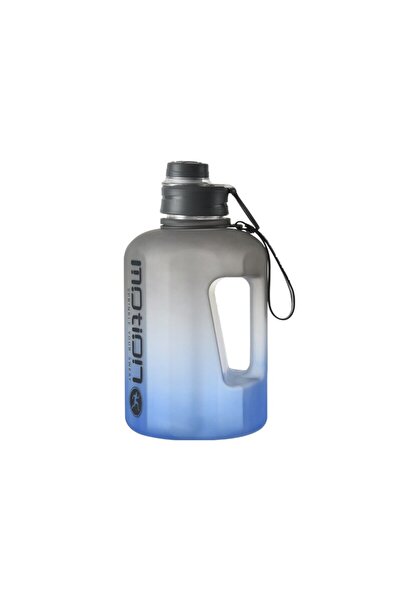 Choice زجاجة مياه رياضية كبيرة سعة 2.2 لتر، لون أسود، غلاية لياقة بدنية خارجي...