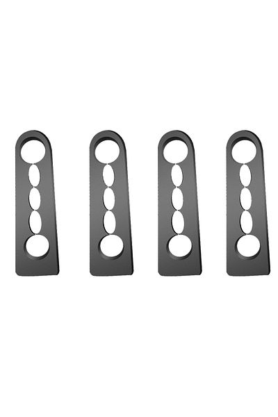 Choice Black 4x Car Door Lock Sound Deadener Damper Buffer For Nissan Qashqai X-trail Tiida Juke Note Teana