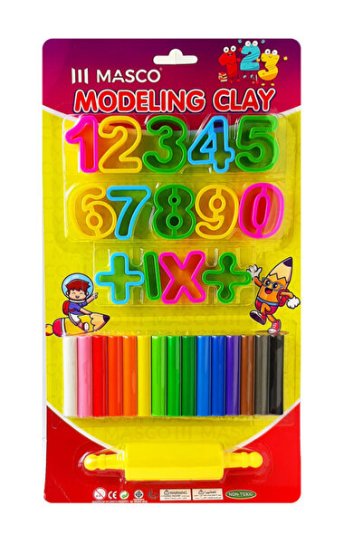 MASCO مجموعة طين النمذجة مع الأشكال الرقمية