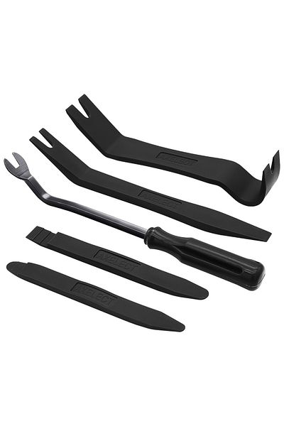 Choice Black 5pcs Auto Trim Removal Tool Kit, No Scratch Plastic Pry Tool Kit - Interior Door Panel Clip Fa