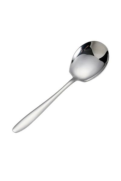 Choice 1pc Silvery 1pc Stainless Steel Divided Soup Spoon Public Spoon Buffet Spoon For Home Kitchen Restau