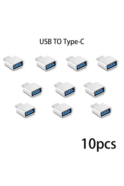 Choice White 10pcs Mini Type C To Usb Adapter 3.0 Usb-c Male Otg A Female Data Connector For Macbook Pro I