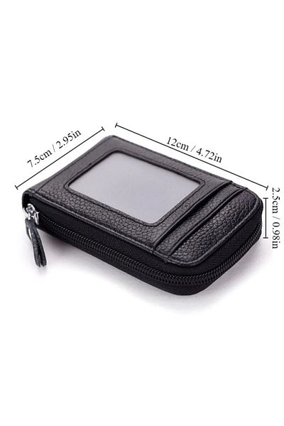 Choice 1pc Black 1pc Organ Card Bag Korean Edition Portable Women's Short Bank Card Cover Business Card Cli