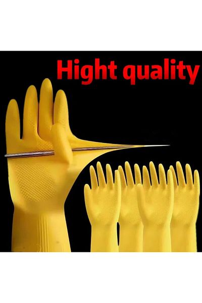 Choice Latex Dishwashing Gloves Women's Waterproof Household Kitchen Washing Bowl Washing Clothes Vegeta...