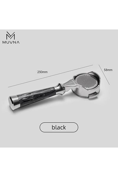 Choice MUVNA Espresso Bottomless Portafilter 2 Ears 58MM Coffee Products Stainless Steel With E61, ECM, ...
