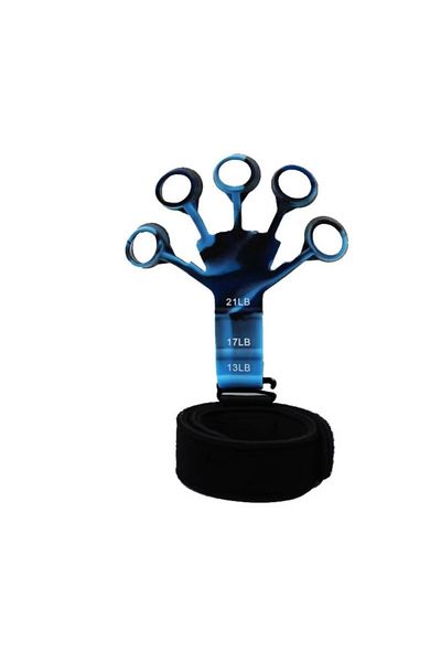 Choice Blue Finger Gripper Finger Exerciser Guitar Finger Exerciser 6 Resistant Levels Recovery Physical To