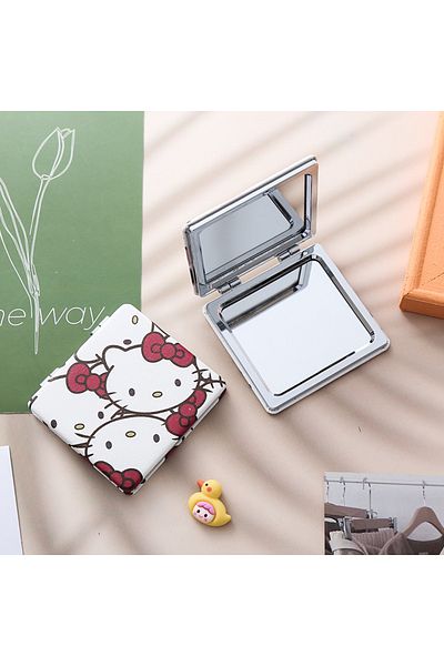 Choice Hello Kitty-c 6.7x7.1cm Sanrio Series Hello Kitty Kawaii Cartoon Anime Frame Pu Leather Girly Heart