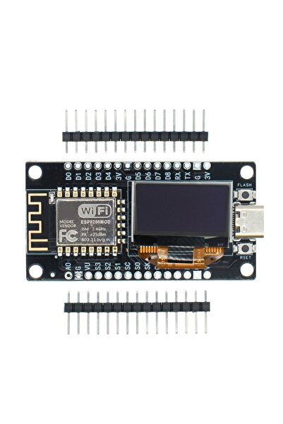 Choice1 لوحة تطوير NodeMCU ESP8266 بمنفذ USB من النوع C مع شاشة OLED مقاس 0.9...