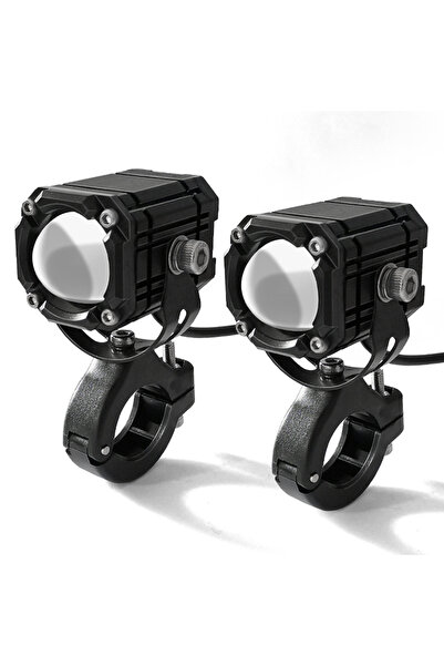 Choice قطعتان من مصابيح الضباب الأمامية للدراجات النارية العالمية LED مصباح ق...