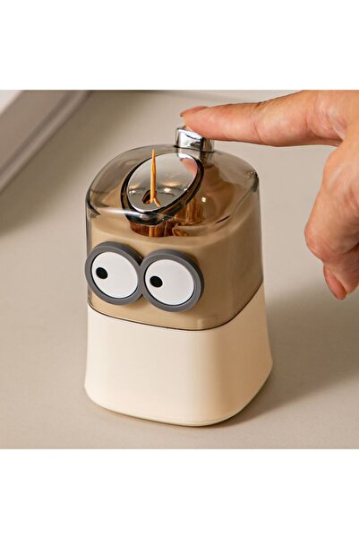 Choice B Creative Toothpick Storage Box Automatic Pop-up Toothpick Box Home L...