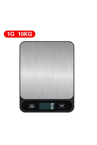 Choice 1g 10kg 1pc Black Food Scale 10 Kilograms Digital Kitchen Scale Grams And Ounces 1g Precise Scale Ea