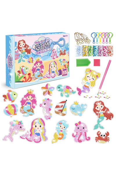 Choice SK8013 15 Piece Diamond Painting Handicraft Set for Children's Handmad...