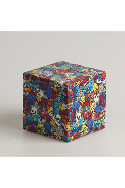 Choice 332 لوحة 3x3x3 مكعب سحري 3x3x3 ثلاثي الأبعاد طلاء ملون بالأشعة فوق الب...