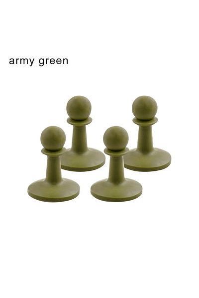 Choice Army Green 4pcs Lightning Proof Cap Camping Tent Pole Awning Rod Support Bar Anti-thunder Protection