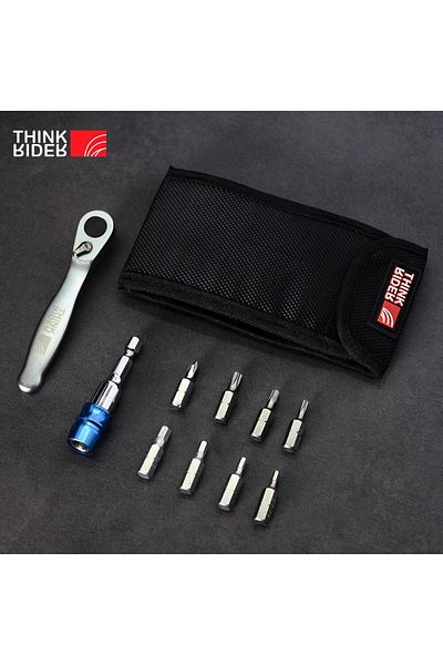 Choice مفتاح ربط صغير من ThinkRider مزود بمفتاح ربط سريع الفك أحادي الطرف، أدوات إصلاح عالمية