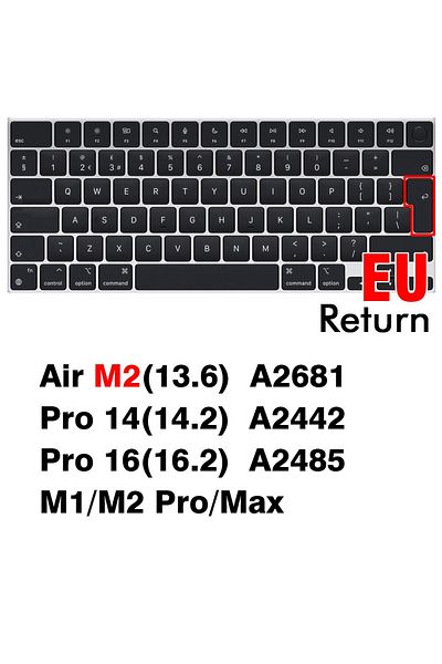 Choice Eu Air 13 Pro 14 16 Keyboard Cover For Macbook Air 13 M2 Pro 13 M1 Pro 14 16 Max Silicone Protector