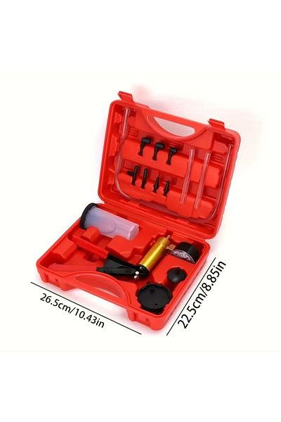 Choice 1set Manual Vacuum Pressure Pump Brake Fluid Drain Kit Vacuum Pistol Pump Tester Kit Portable Durabl