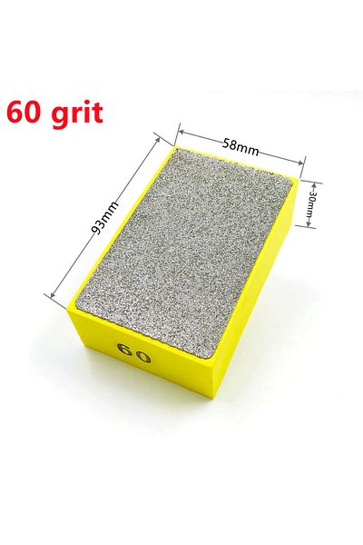 Choice 60 Grit Diamond Hand Polishing Pads Tile Glass Abrasive Grinding Block Pad Stone Marble Ceramic Abra
