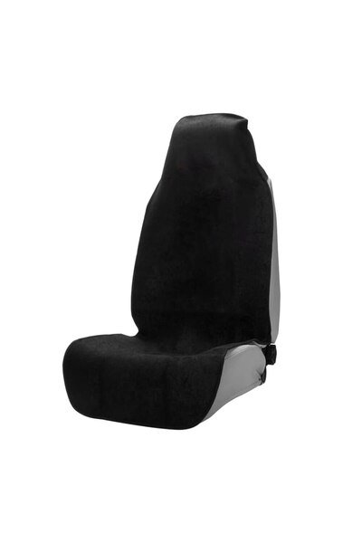 Choice غطاء مقعد السيارة Y50800-BLACK مقاوم للماء ومنشفة العرق للاستخدام بعد ...