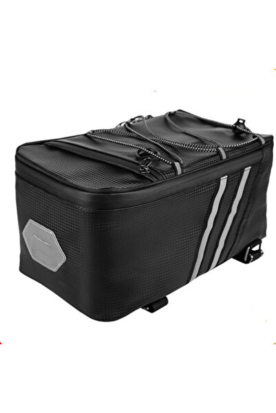 Choice black Bicycle Rear Seat Bag MTB Bike Rack Bag Trunk Pannier Cycling La...