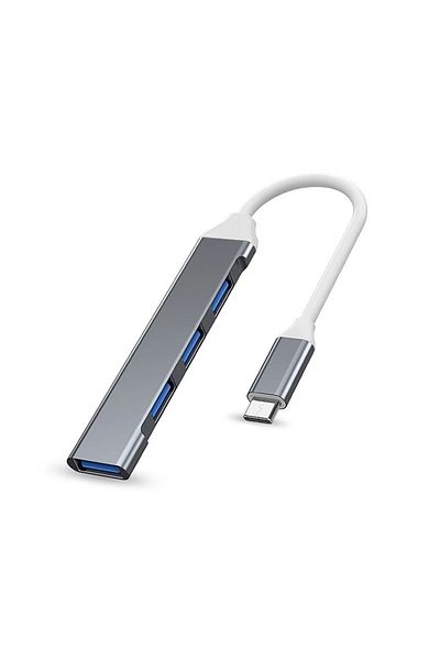 Choice Mini USB Type C Hub 4Port Adapter USB3.1Multi Splitter 4in1 Docking Station UltraSlim SuperSpeed ...