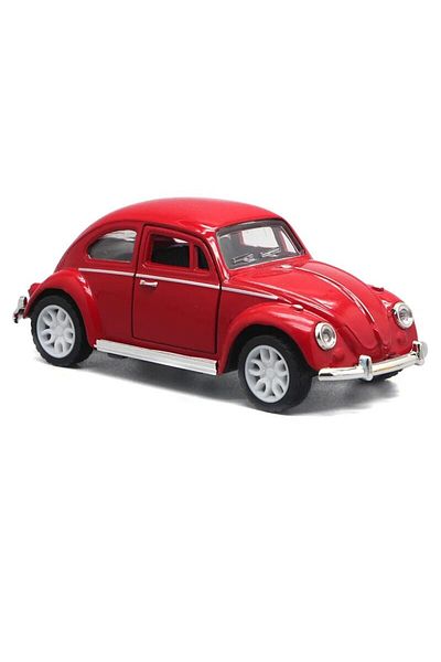Choice Red 1/36 Scale Diecast Metal Pull Back Action Drives Car Forward Car Model Toy For Gift/kids (RED)