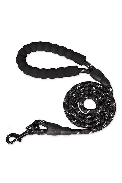 Choice 1.5m Black Reflective Dog Leash With Comfortable Padded Handle - Double Heavy Duty Traction Rope For