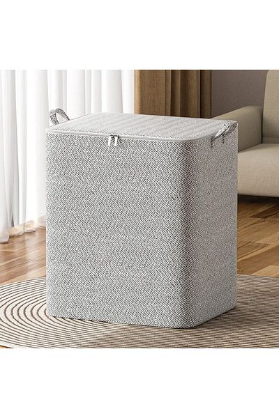Choice 110l Grey No Steel Frame Quilt Storage Bag Large Capacity Foldable Without Steel Frame Bags Waterpro