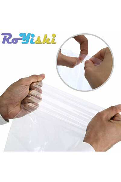 Choice 100 Pcs/Pack 5-12 Wire Self Seal Clear Plastic Poly Resealable Ziplock Bags Food Storage Fresh Pa...