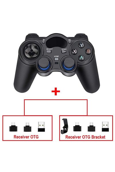 Choice Black Receiver Otg 2.4g Controller Gamepad Wireless Joystick With Otg Converter For P3 Android Phone